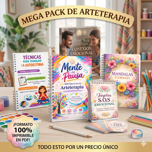 MEGA PACK SANADOR ARTETERAPIA +🎁4 BONOS